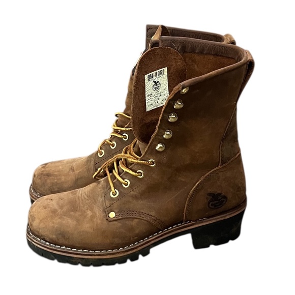 GEORGIA BOOT MEN'S SOFT TOES OIL RESISTANT WORK BOOTS, Size 10M - Picture 5 of 13